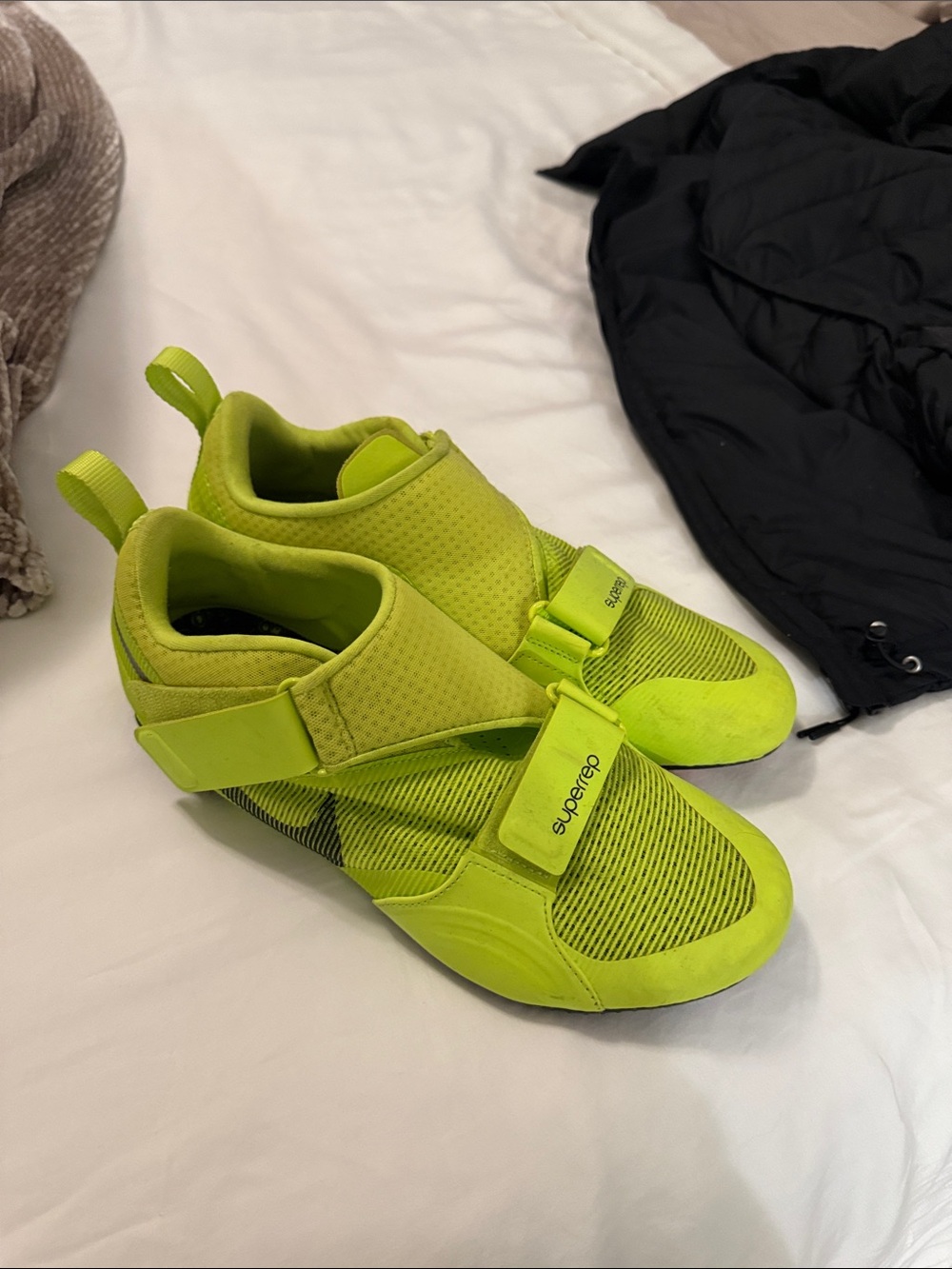 Nike Neon Lime bike Shoes